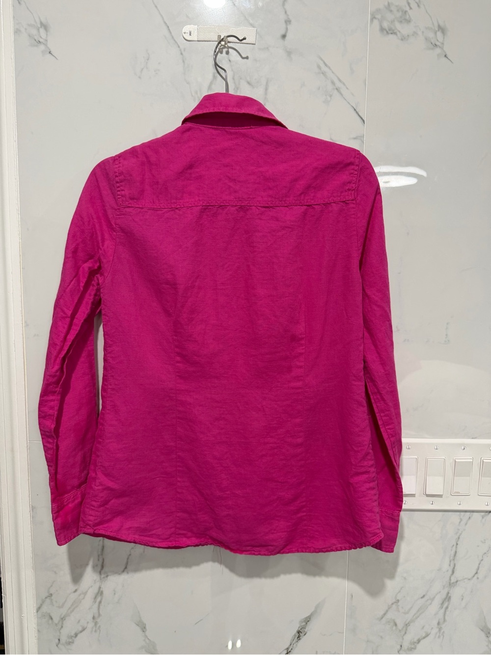 Bright Fuchsia Button-Up Shirt - Picture 2 of 5
